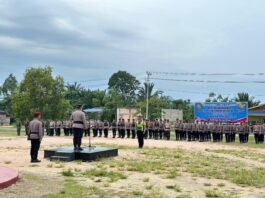 Pastikan Keamanan dan Kenyamanan Jelang Idul Fitri, Polres Pultab Laksanakan Apel Gelar Pasukan Operasi Ketupat