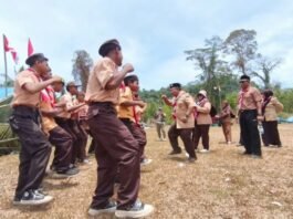 Pererat Persaudaraan Tiga Kecamatan, Ketua Kwarcab Pulau Taliabu Buka Perkemahan Silaturahmi di Fayaunana